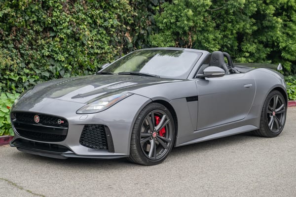 Jaguar F-Type SVR Convertible: market value and price history