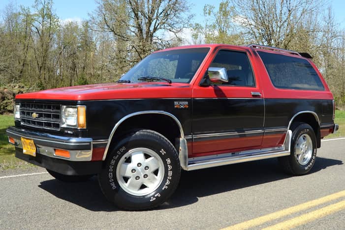 Chevrolet blazer s 10