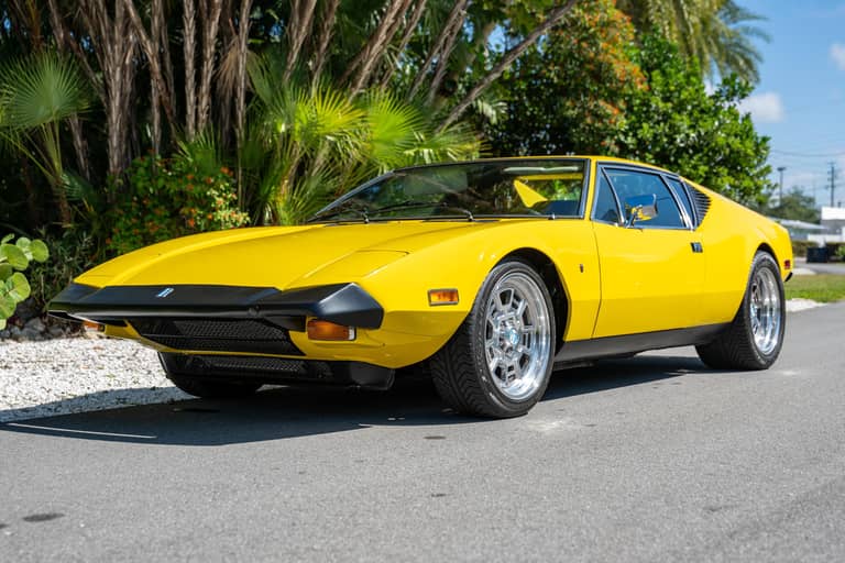 1974 DeTomaso Pantera on cars&bids