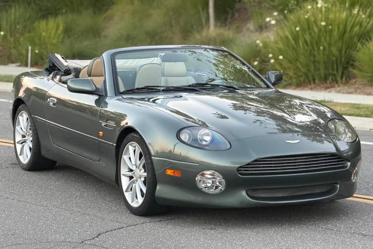 2002 Aston Martin DB7 Vantage Volante on cars&bids