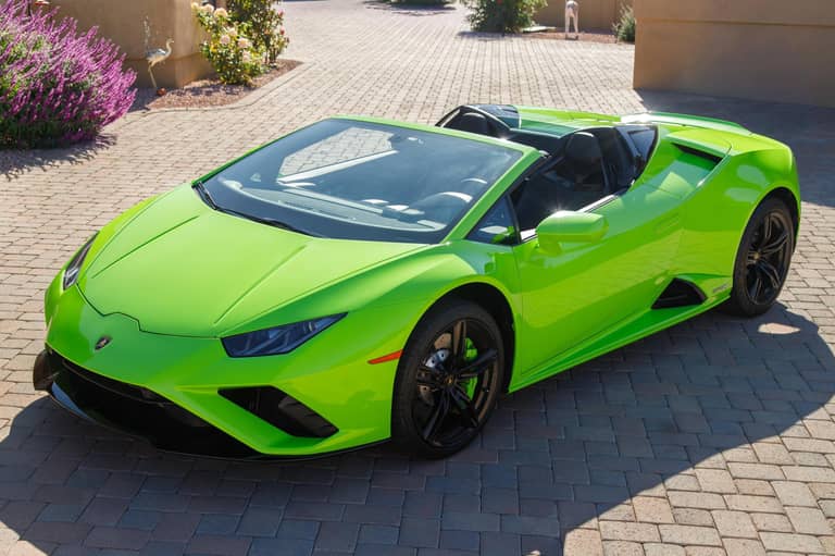 2021 Lamborghini Huracan EVO RWD Spyder on cars&bids