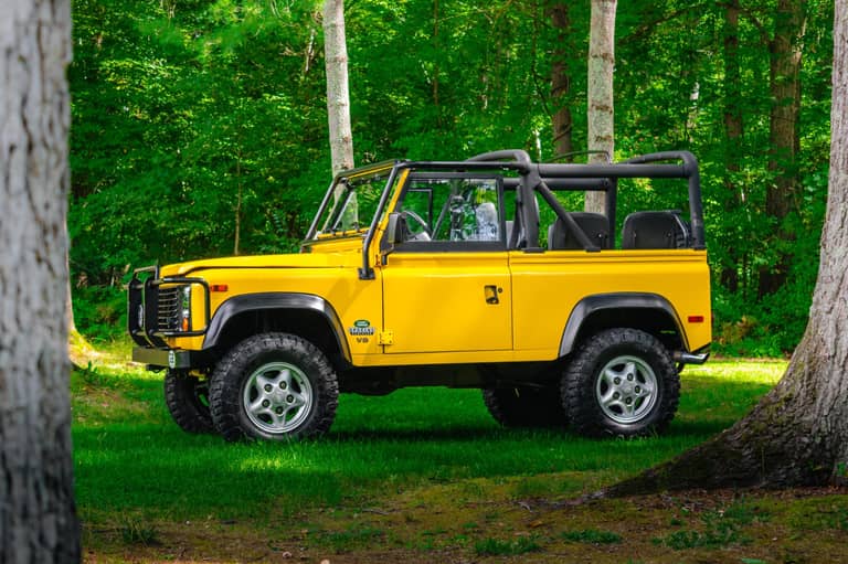 1997 Land Rover Defender 90 NAS Soft Top on cars&bids
