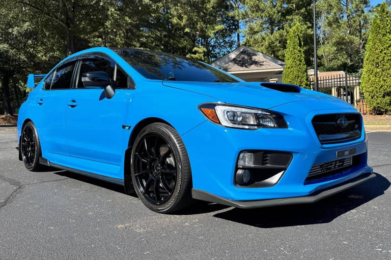 2016 Subaru WRX STI Series.HyperBlue on cars&bids