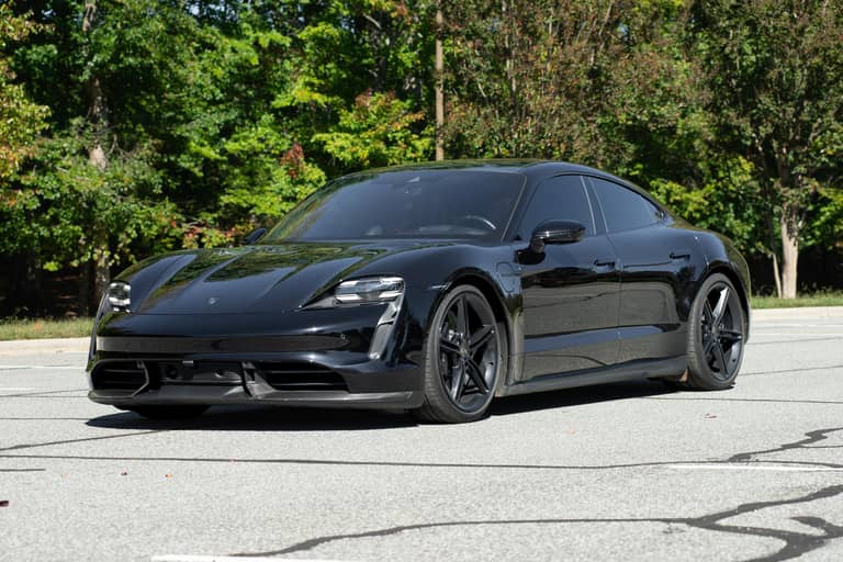 2021 Porsche Taycan Turbo S on cars&bids