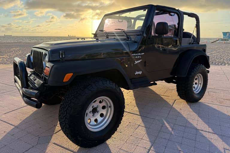 2000 Jeep Wrangler Sport 4x4 on cars&bids