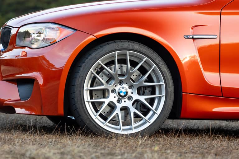 Front drivers-side wheel