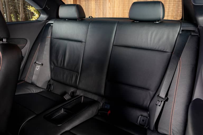 Rear seats from both sides