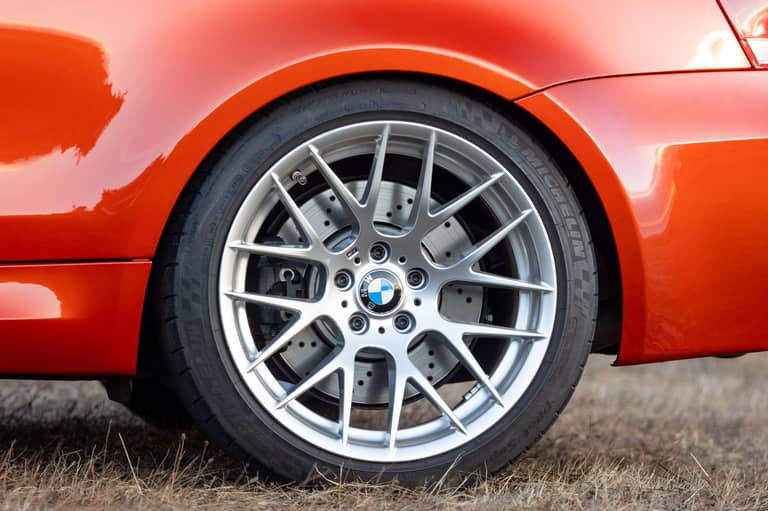 Rear driver-side wheel