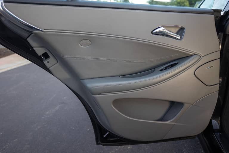 Rear drivers-side interior door panel