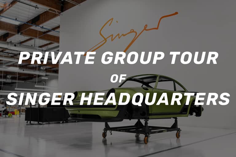 Singer Headquarters Private Group Tour on cars&bids