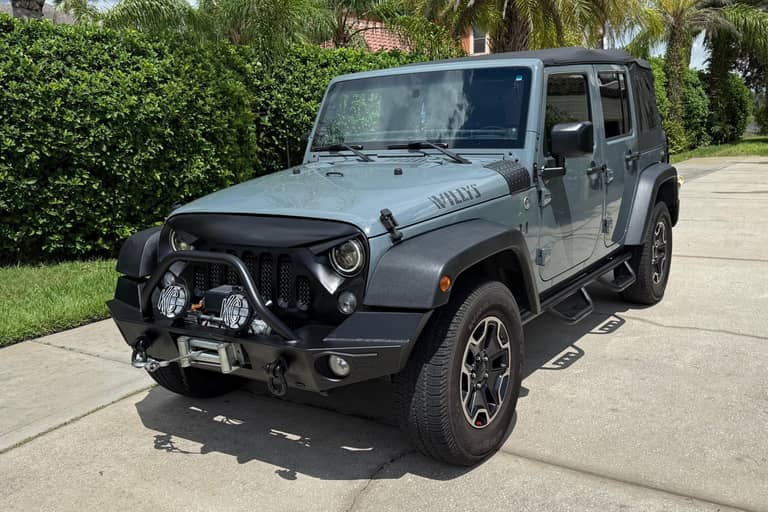 2014 Jeep Wrangler Unlimited Willys Wheeler 4x4 on cars&bids