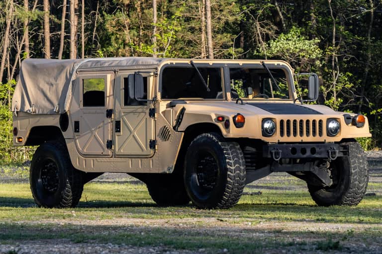 AM General Hummer H1 Soft top jaune 6,5l turbo diesel