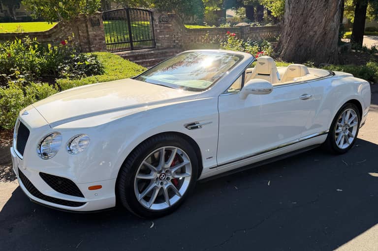 2017 Bentley Continental GTC V8 S on cars&bids