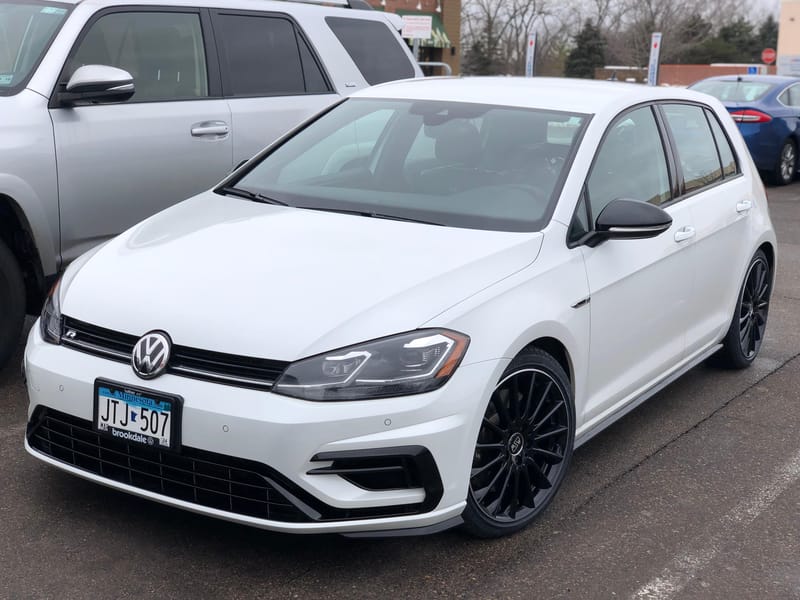 Proud snow driver in the Volkswagen Golf R Community