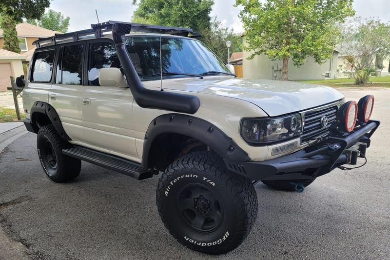 最新 1996 Toyota Land Cruiser auction - Cars & Bids パーツ