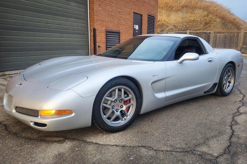 フランクリンミント　2003 CORVETTE Z06 リミテッドエディション 2003 Chevrolet Corvette 50th Anniversary Z06, Franklin Mint