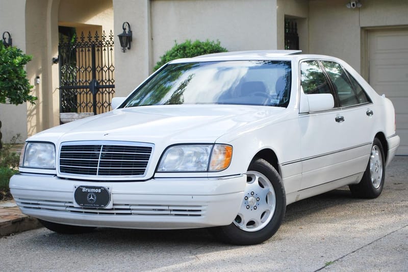 ヴィンテージ　メルスリー Mercedes Benz 300L Gullwing Silver Car Model